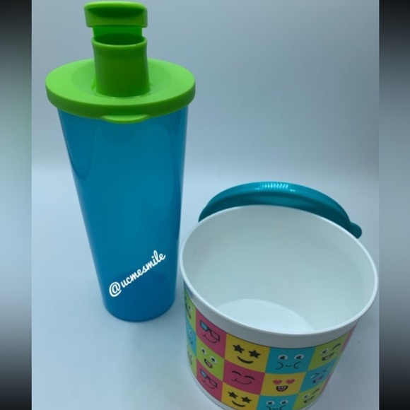 Tupperware Emoji Faces Lunch Set - Picture 2 of 4